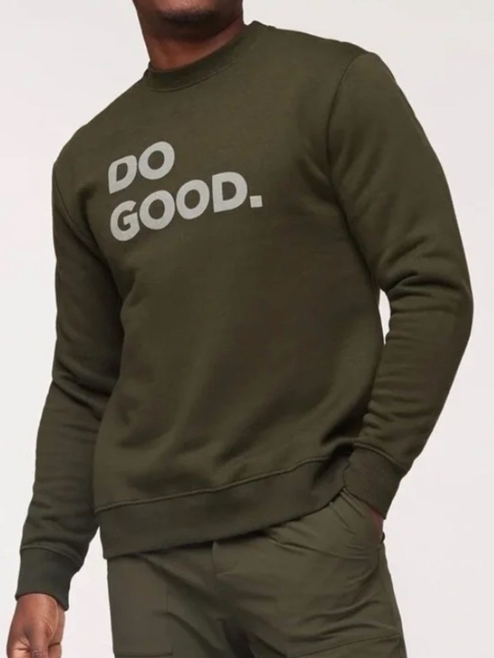 cotopaxi Olive DO GOOD. Crewneck Sweatshirt
